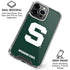 Michigan State University Spartans S iPhone 16 Pro Clear Case